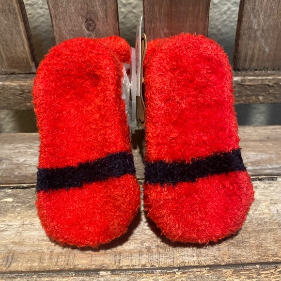 Mud Pie Santa Claus Socks 0-12 Months, Chenille Christmas Socks, Baby Socks - Picture 12 of 13